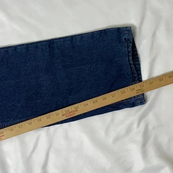 Cabela’s Flannel Fleece Lined Blue Denim Jeans 10 Short - Picture 14 of 15